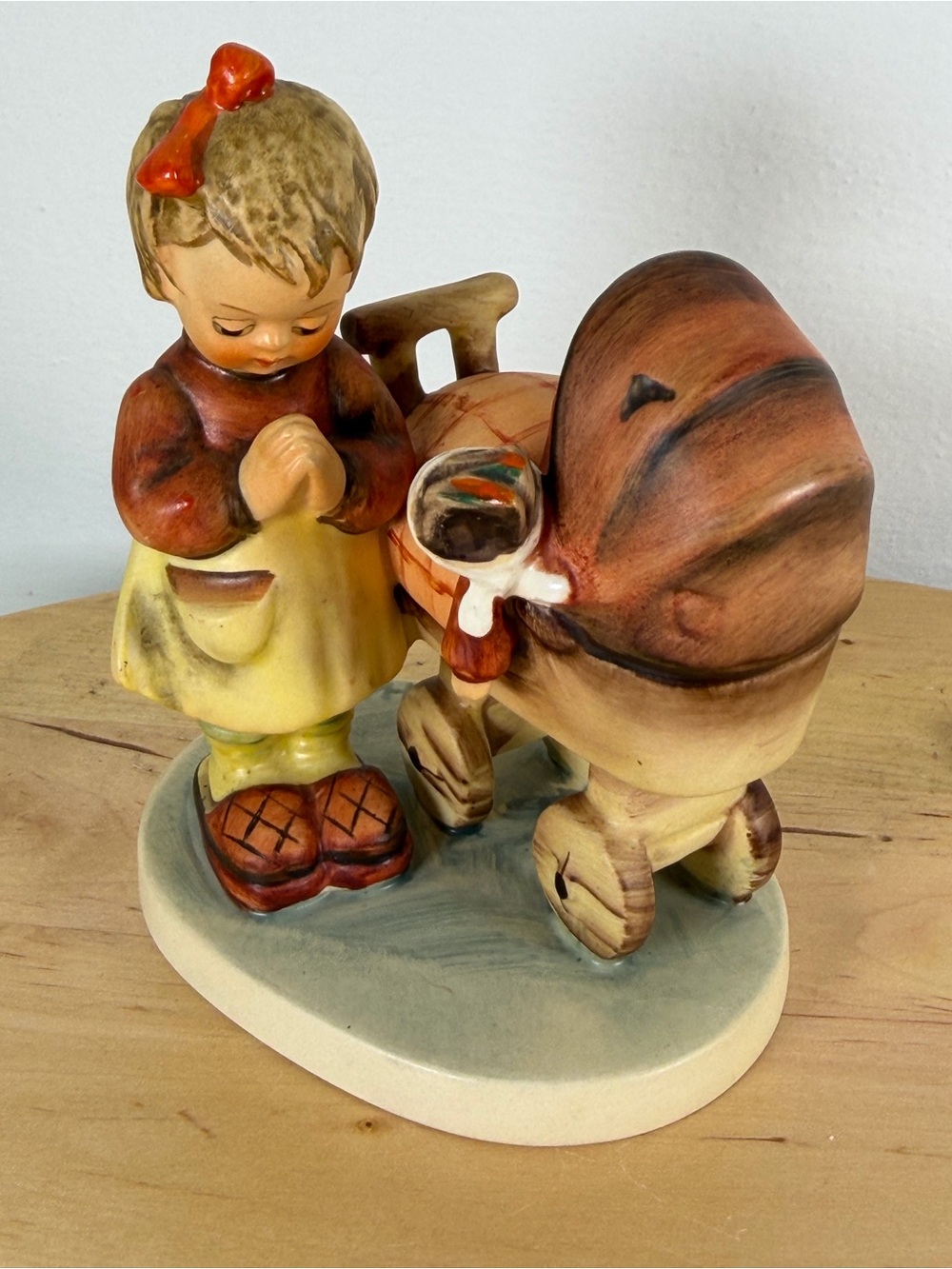 Vintage Goebel Hummel “Doll mother” TMK-5 #40 girl with baby carriage figurine